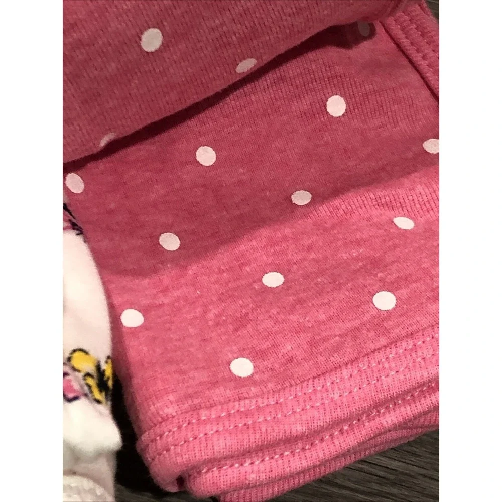 Carter's Receiving Swaddle Blanket Baby Girl Polka Dots Butterflies Pink…